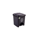 Papelera de pedal 22lt peletizada color negro 1085