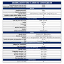 Generador Portátil Abierto Marca Ford Potencia De Trabajo 4.0 KW