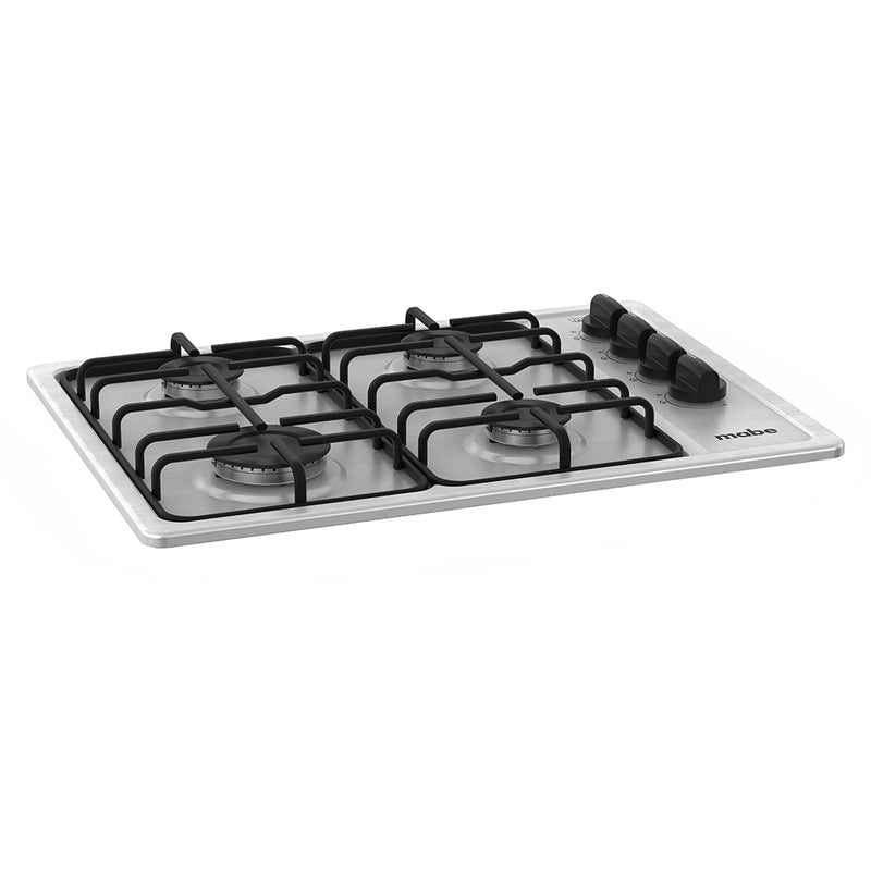 Cubierta de Empotrar a Gas Natural 60x44Cm 4 puestos F 110V Inoxidable PM6044NS0
