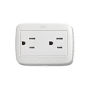 Toma Doble con Polo A Tierra DUE Blanco 12066N