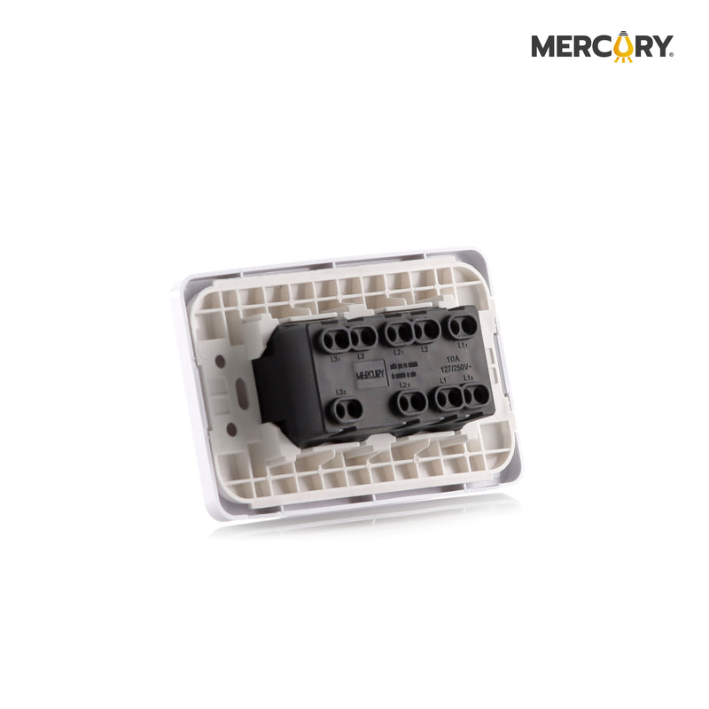 Interruptor Triple Conmutable ETI10