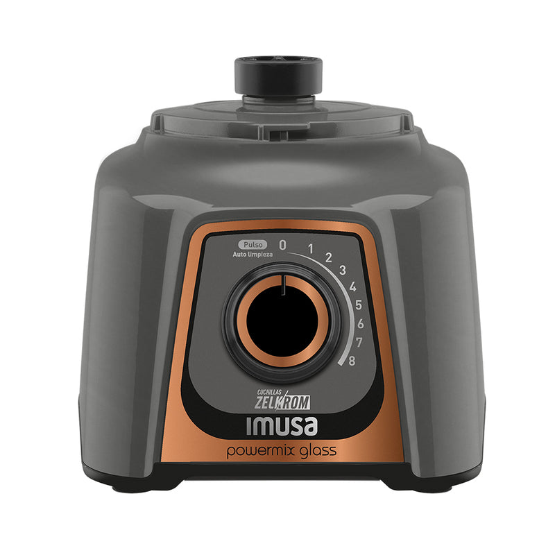 Licuadora Powermix Glass 8 Velocidades Gris Exclusivo LM289BI1