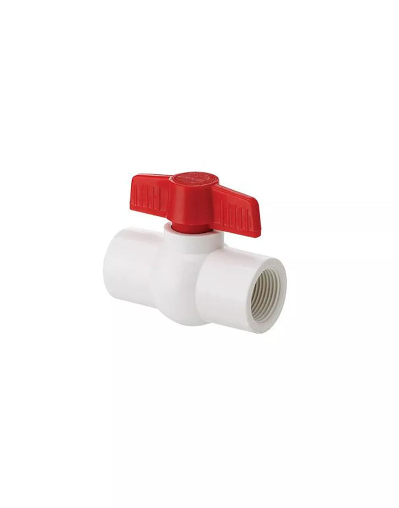 Válvula De Bola En PVC Roscada 1/2"  Bolsa X 6 Unidades 797553331