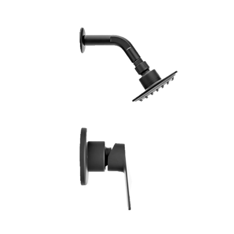 Ducha Monocontrol Barcelona Color Negro Mate BA0150001