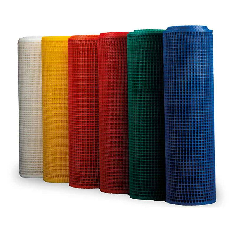 Malla Cuadrada multiusos 3x3 1m ancho Transp Rollo x 1290 MT 3101129TRANS