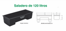 Saladero 120 Litros Negro AFAP00605A