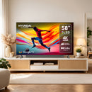 Televisor Smart Hyundai 58" QLED 4K Negro HYLED5815SQG