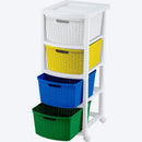 Cajonero Rattan 4 Gavetas Aventura 14006