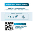 Calentador Mabe Paso 10L Tiro Natural GN CIM10C2NSNA