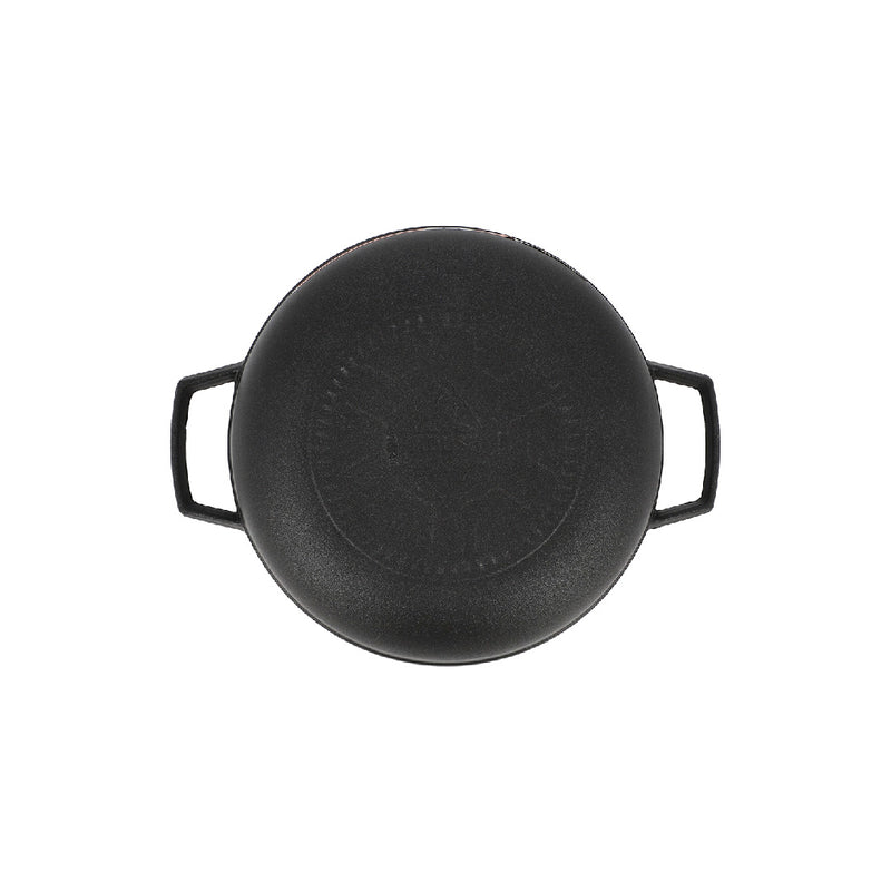 Caldero Antiadherente 24cm IMUSA Tapa de Vidrio 8043400