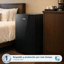 Frigobar Mabe 90L Black Glass Compacto RMF04CV1