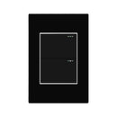 Interruptor Doble Conmutable Black ETI53