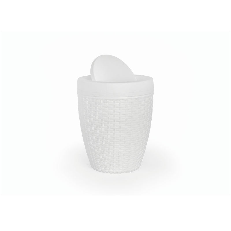 Papelera Rattan Orion Blanco 07531BLANCO