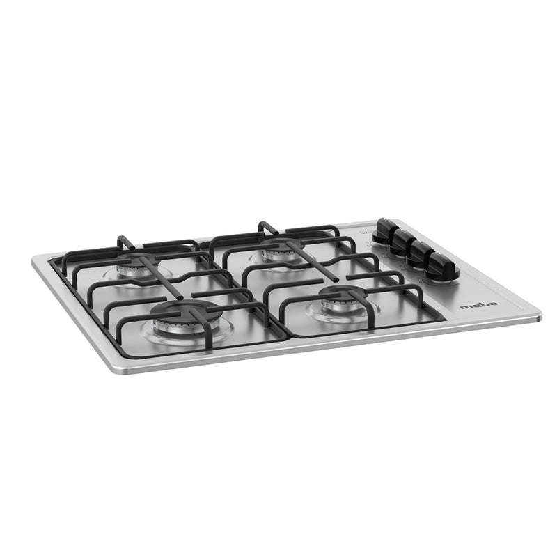 Cubierta de Empotrar a Gas Natural 60x50Cm 4 Puestos F 110V Inoxidable PM6054NS0