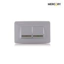 Interruptor Doble Conmutable Blanco ETI09