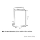 Lavadora Haceb 22Kg Panel Digital Carga Superior 9003151