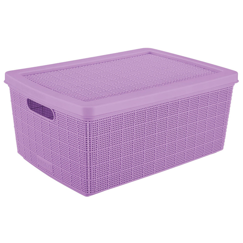 Canasta Fique 13.5L Lavanda 12578