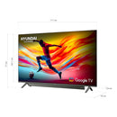 Televisor Smart Hyundai 50" QLED 4K Negro HYLED5030QG