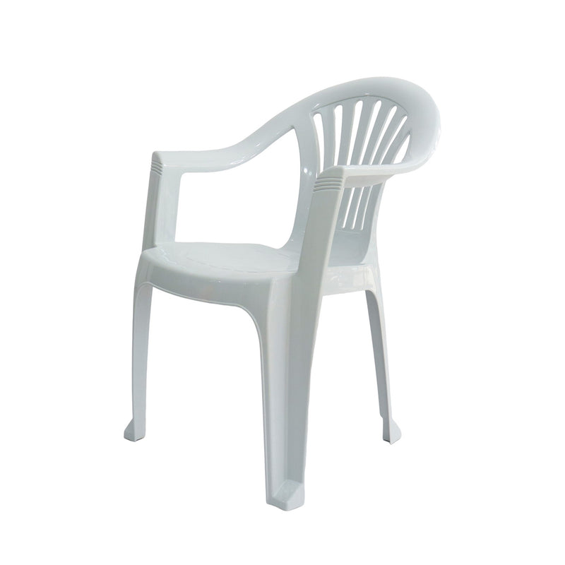 Silla Oasis Espaldar Lineal Blanco 072