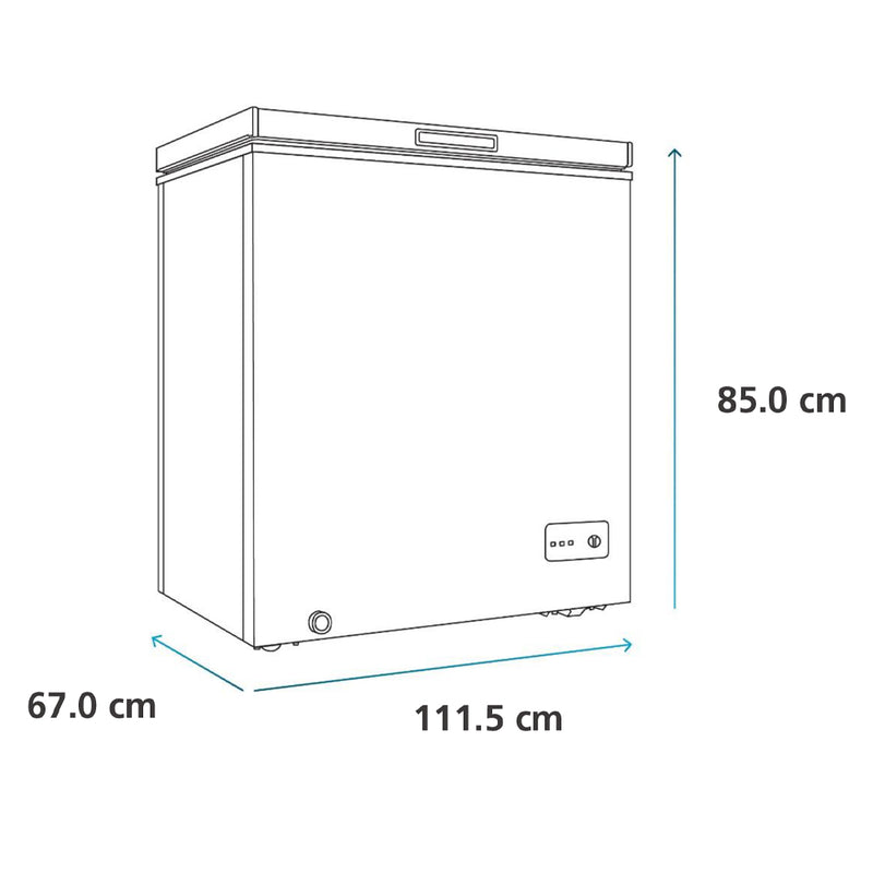 Congelador Horizontal de 300 Litros Blanco