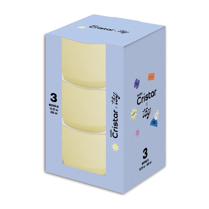 Ensaladera Manaos Pequeña 300ml 6 Set x 3 Unidades 0811EC3TOY25