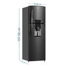 Nevera No Frost Mabe 247L Black Steel RMA247FXCC