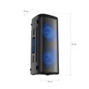 Parlante Multimedia Hyundai 250W RMS Negro Con Luces Sincronizadas HYSPBT999