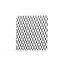 Malla Diamante orificio 11x11mmx1.0m ancho negra Rollo x 30 MT 3100172NEGRO