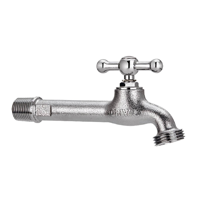 Llave Metálica De Jardín Para Manguera Satinado x 1 Unidad 979110001