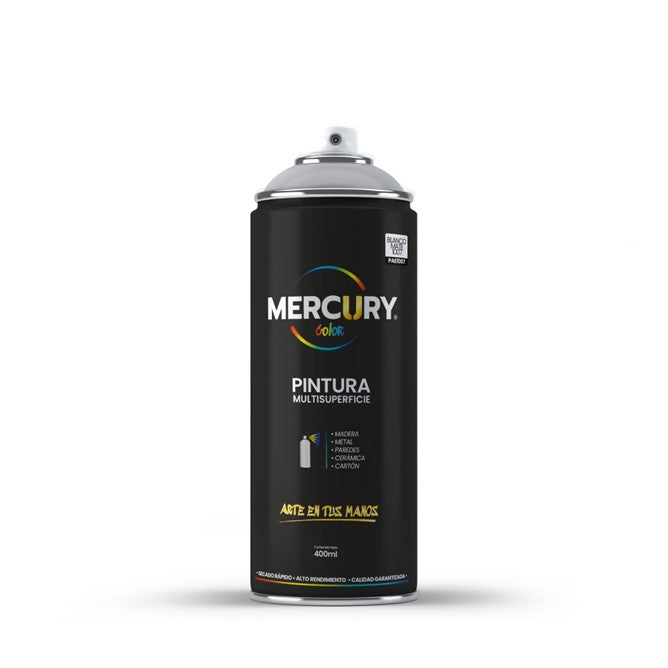 Pintura en Aerosol Mercury 400ML Blanco Mate PAE1007