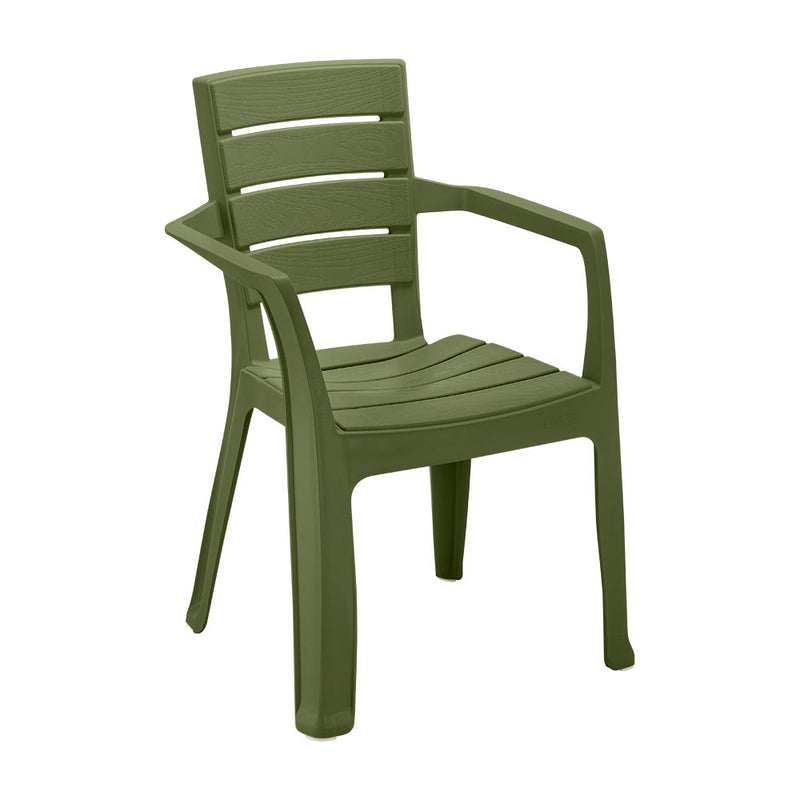 Silla Barú Con Brazos Verde Selva 13226