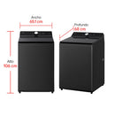 Lavadora LG Carga Superior 20Kg AIDD Negro WT20NBTX6T.ANBECOL