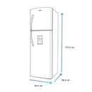 Nevera No Frost de 313 Litros Color Black Steel RMA313FXCC