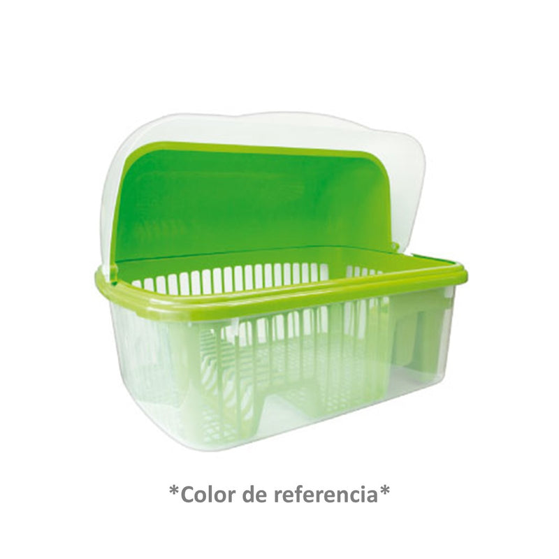 Porta vajilla Gigante con Tapa Cúpula - Blanco 794