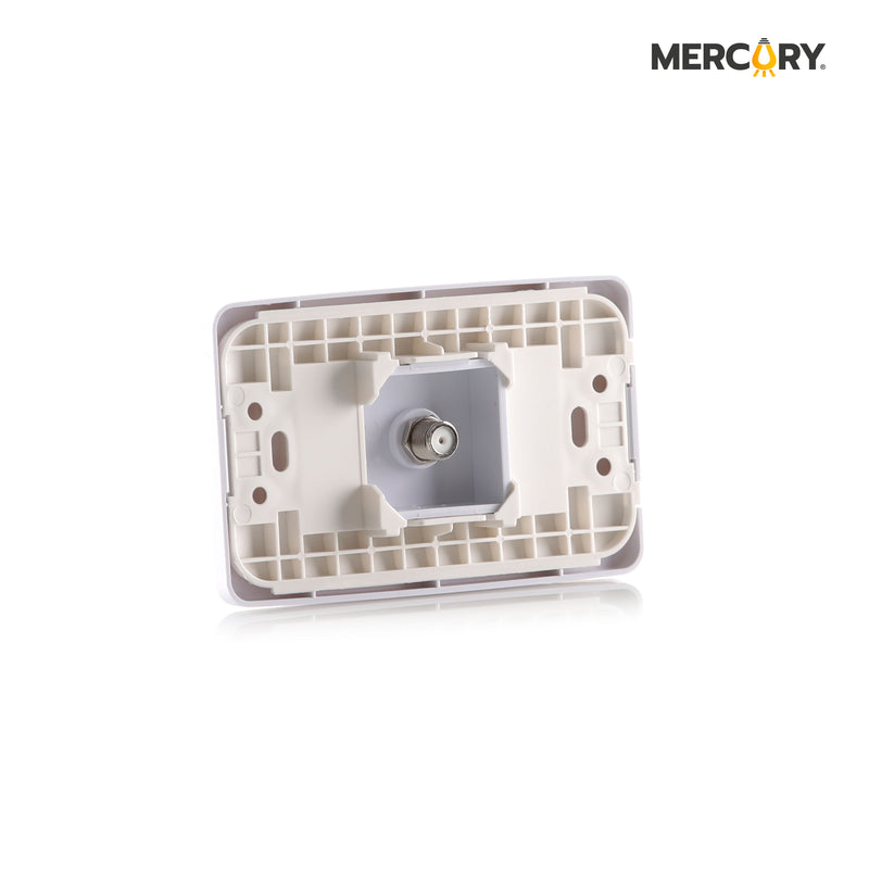 Toma Coaxial Blanco ETI15