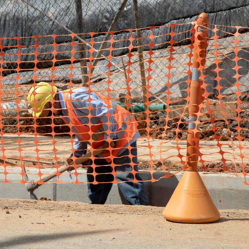 Malla señalización ancho1.4m NARANJA uv6m Rollo x 50 MT 3100191NARANJA