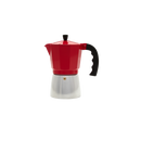 Cafetera Expresso 3 Tazas Con Asa Rojo 6116400