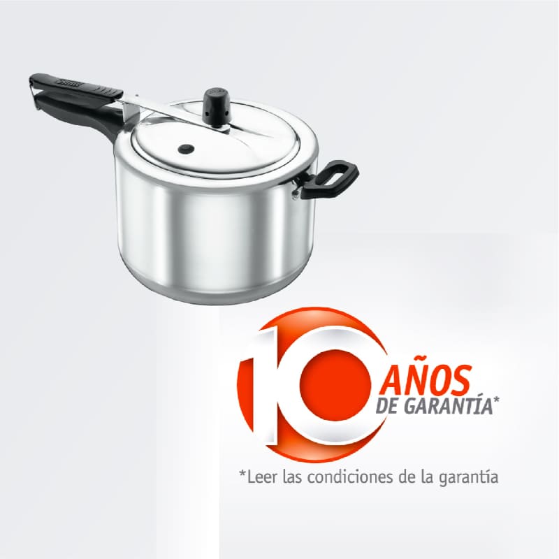 Olla a Presión IMUSA Maxi 6 Litros en Aluminio 0305100
