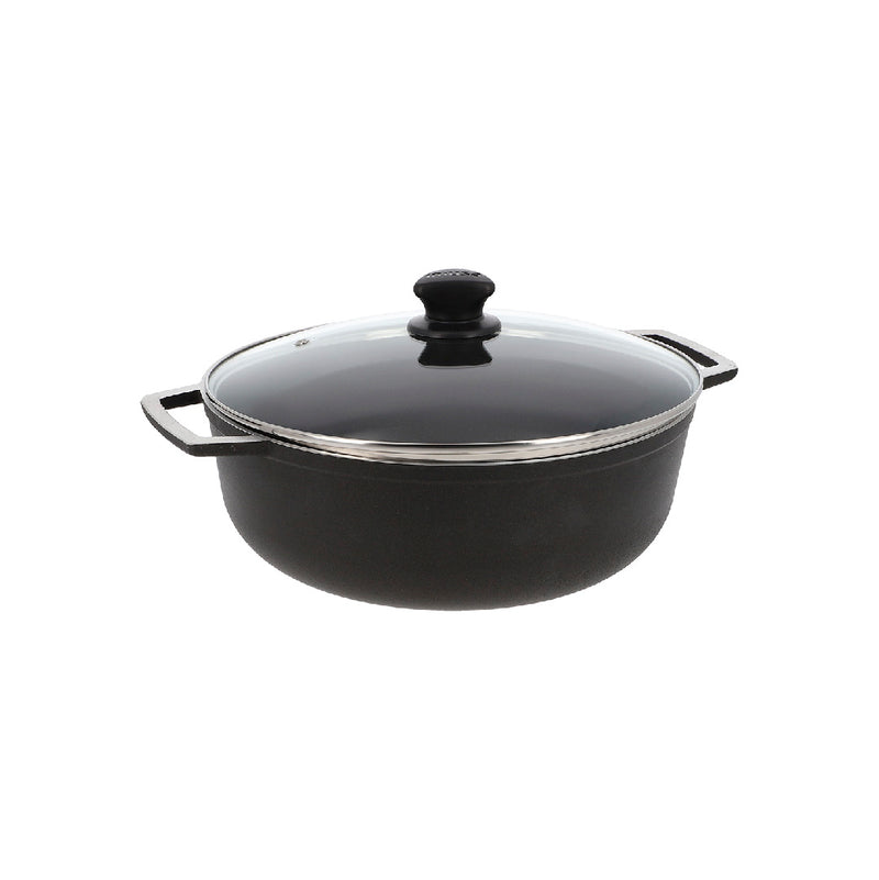 Caldero Antiadherente 30cm IMUSA Tapa de Vidrio 8043600