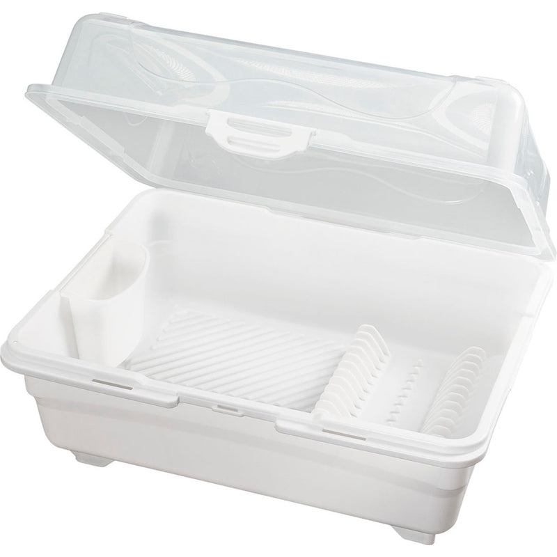 Porta vajilla + Escurridor Blanco 9644