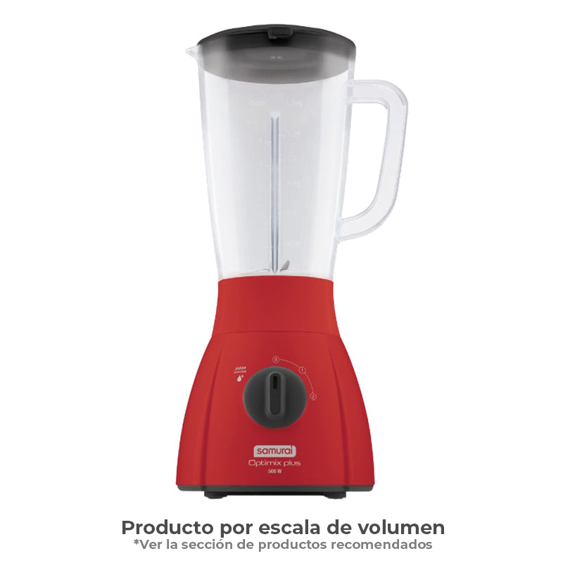 Licuadora Optimix Plus 2 Velocidades Rojo