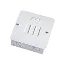 Tablero Enchufable de 3 Contactos Blanco 33603