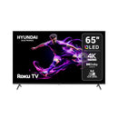 Televisor Smart Hyundai 65" QLED UHD 4K Roku TV Negro HYLED6516QR
