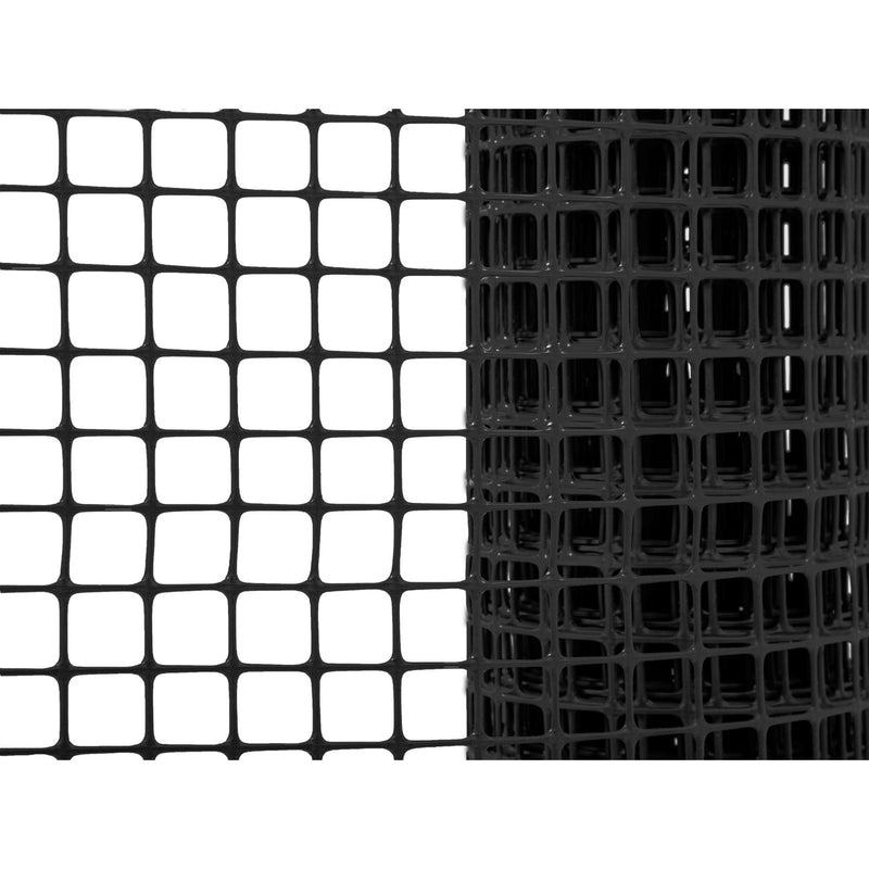 3105152NEGRO   Malla Cuadrada Negro Todo Terreno 15x15mm Presentación 1.5x30m