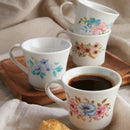 Pocillo té de 229cc, decoracion semillas por 48 Und PL182G604348