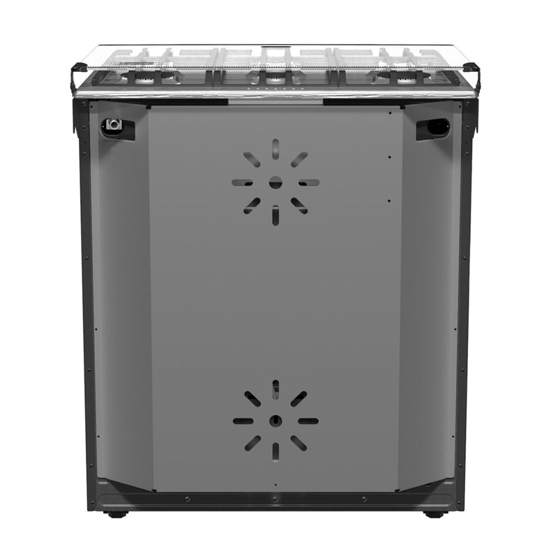 Estufa de Piso 6 Puestos 29" 110V Inox Grill EMC30KXX-6