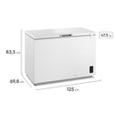 Congelador Horizontal Electrolux 366L Inverter Blanco EFH38S3C5AW