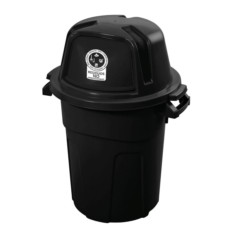 Basurero Residuos 1, Litros Negro 12202