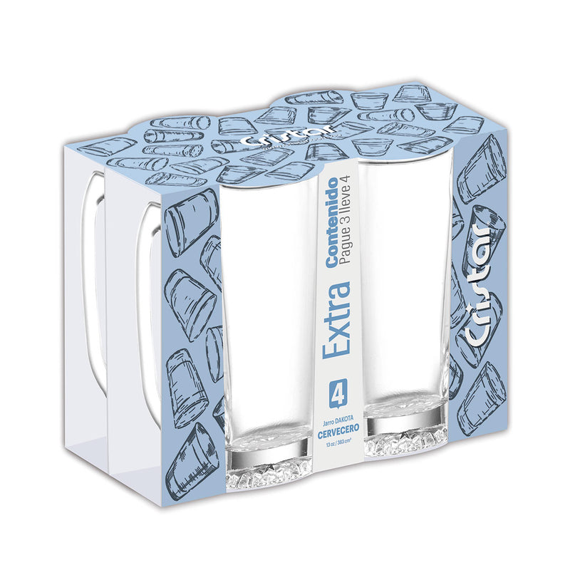 Jarro Cervecero Dakota (6 Canastilla x 4Unidades) 0210CL4PR