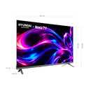 Televisor Hyundai 40" Gris QLED FHD Roku TV HYLED4028QR